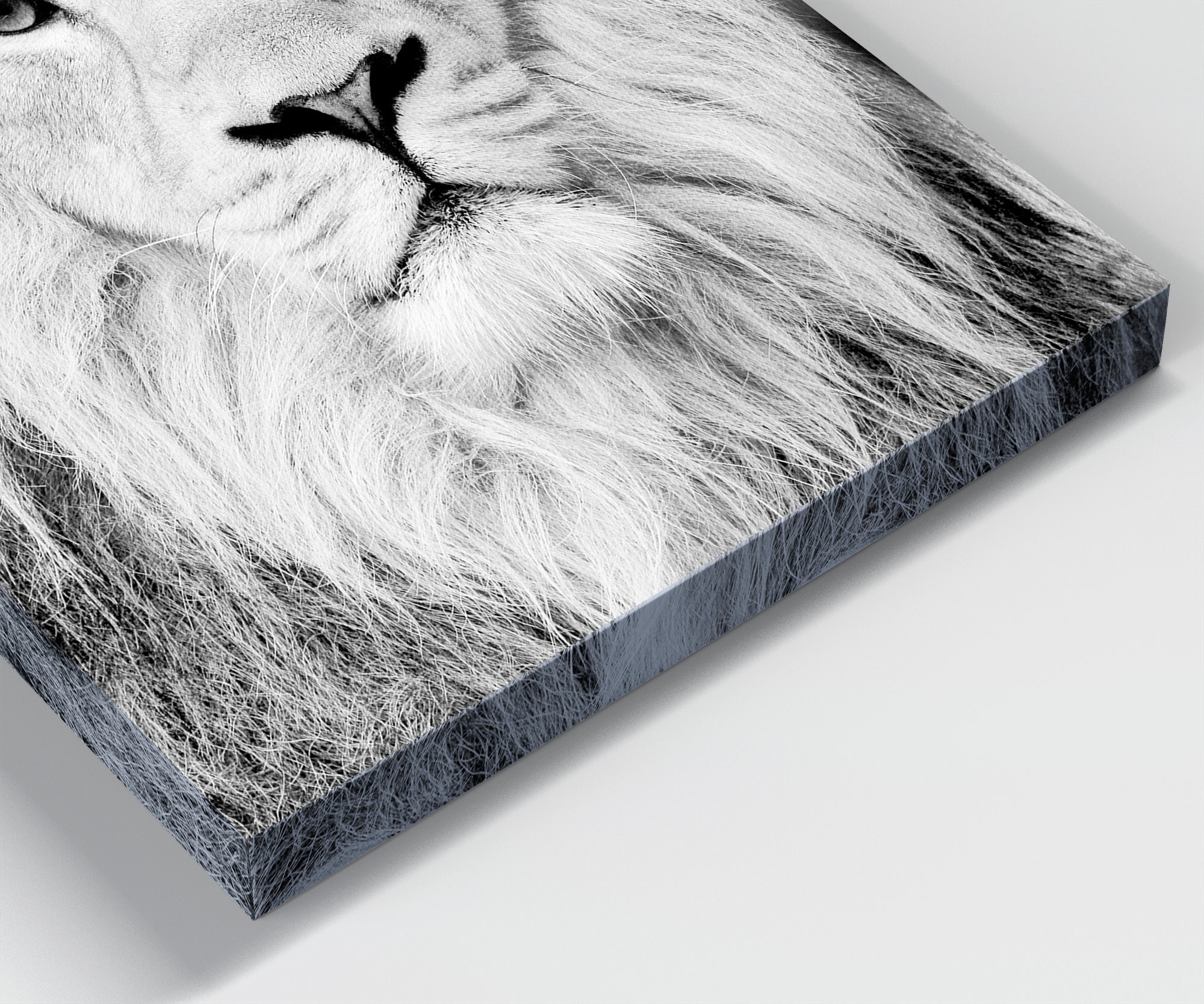 Lion Art Lion Wall Decor Motivational Wall Art Modern | Etsy