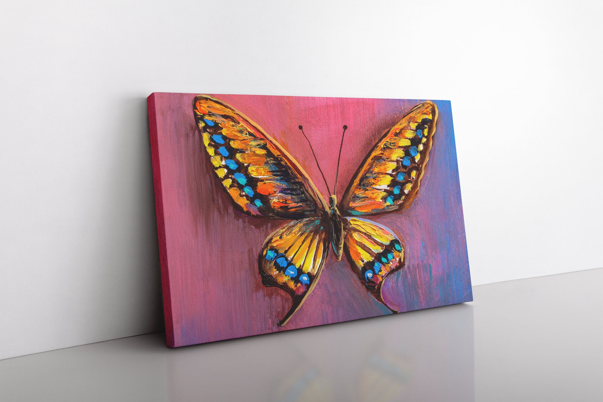 Butterfly Wall Art Large Minimalist Canvas Wall Art Home Decor Abstract ...