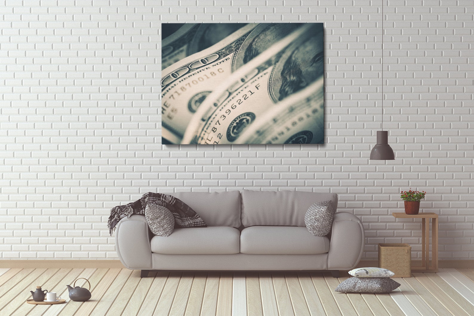 100 Dollars Bill Art Motivational Money Art Entrepreneur - Etsy