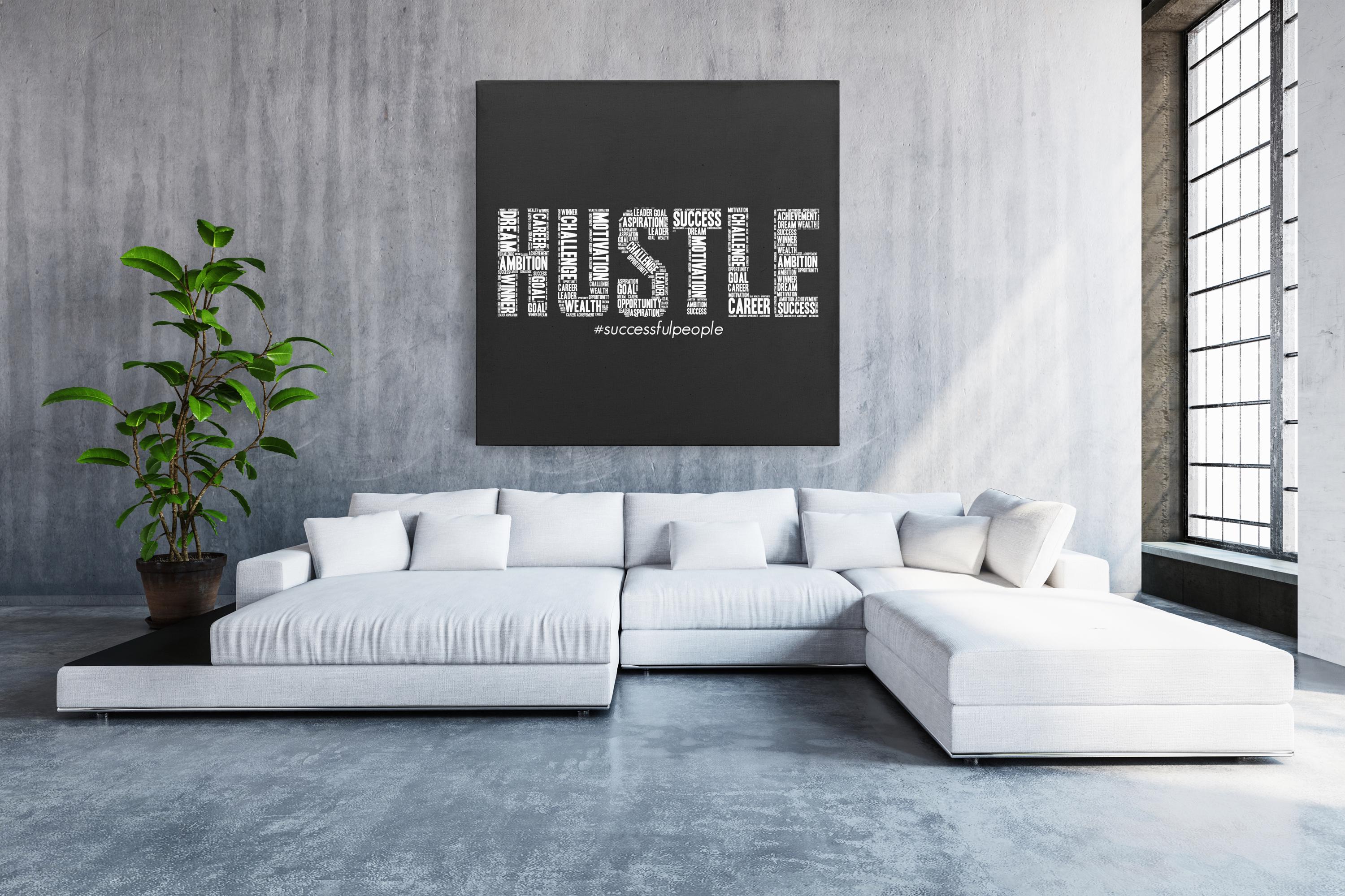 Motivation Wall Art | Stay Humble | Organization Keywords | Hustle Hard ...