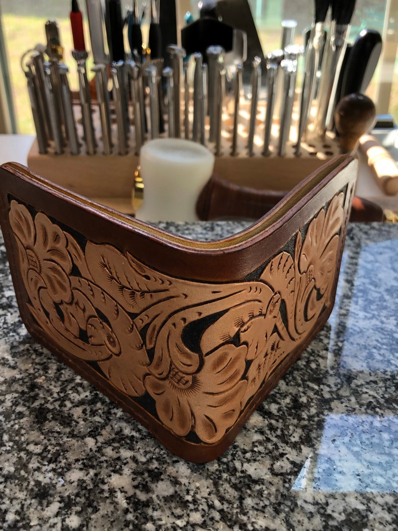 Hand Tooled Classic Western Wallet