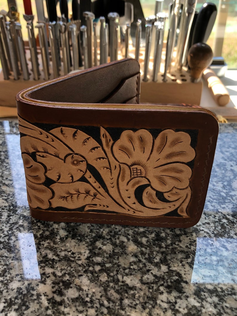 Hand Tooled Classic Western Wallet