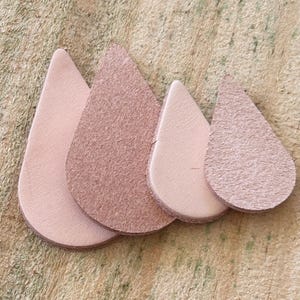 Leather Earring Blanks Bulk – 10 Pair of Each Large and Small, Jewelry Making Supplies