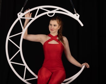 Aerial hoop,  moon lyra  Stainless steel/steel