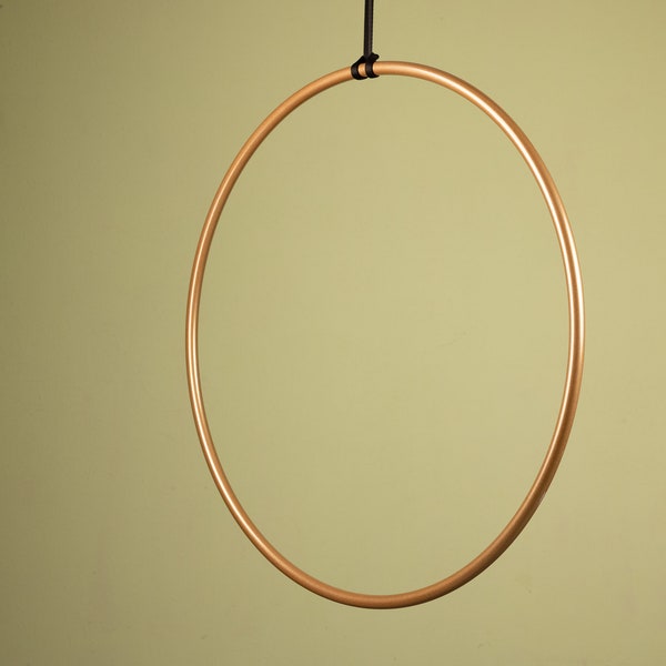 Aerial hoop, lyra, cerceau sturdy steel powder coating GOLD