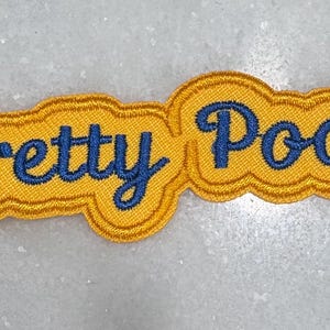 Poodle Patch: Iron-On Applique, Rhoyalty Design