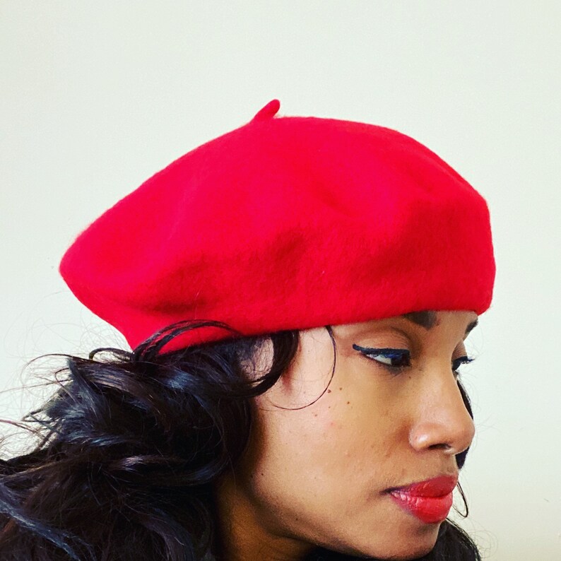 Red beret high quality beret wool beret