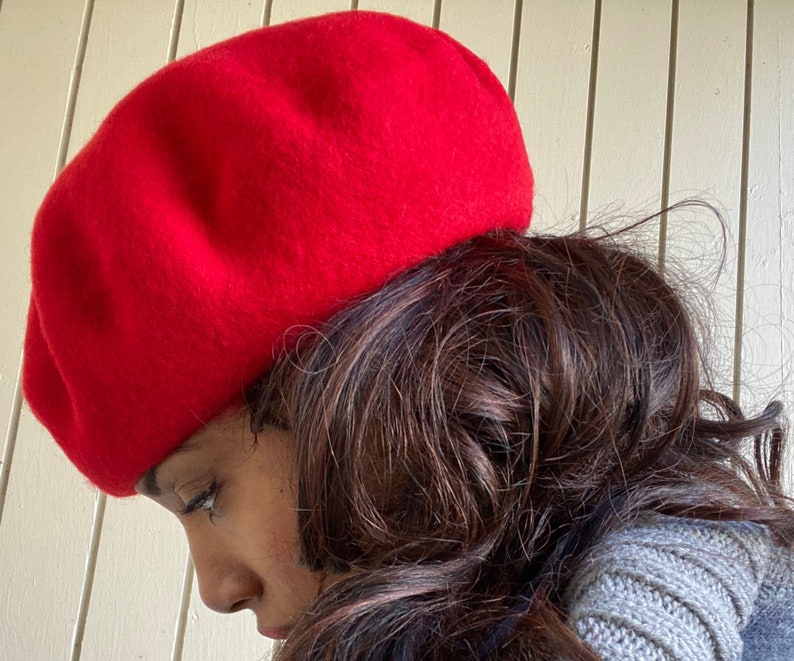 Red beret high quality beret wool beret