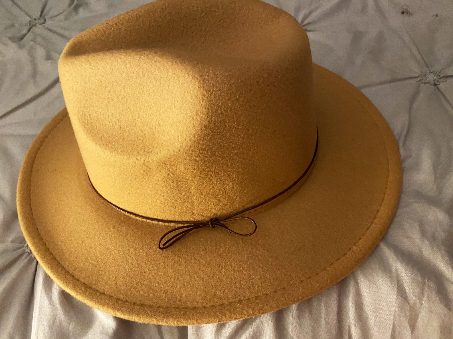 Camel Fedora Camel Color Unisex Fedora Vintage Style Hat Etsy