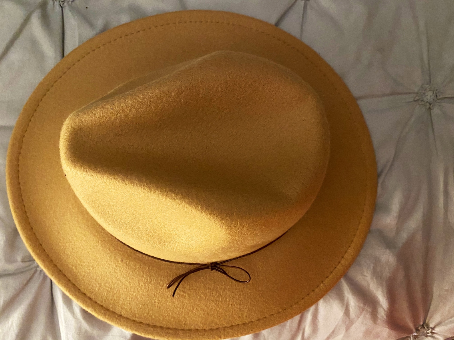 Camel Fedora Camel Color Unisex Fedora Vintage Style Hat Etsy