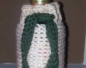 Crochet Wine Bottle Cozy / Gift Bag