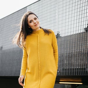 Alpaca Sweater Dress, Knit Gray Wool Dress, Beige, Black Alpaca Sweater Dress, Knit Gray Wool Dress, Beige, Black