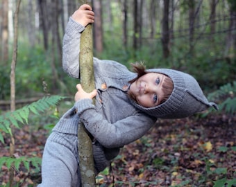 Suéter de alpaca para bebés con capucha, cárdigan de lana con capucha de punto, gris, beige, blanco, bebé, niño pequeño, niña, niño, chaqueta para niños, suéter de invierno de lana