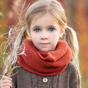 Orange Kids Snood - Etsy