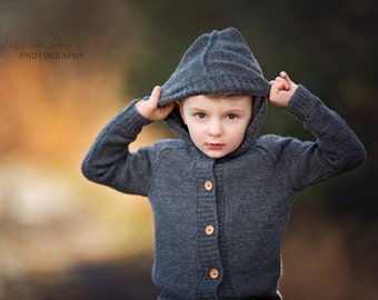 Heidi DB Jacket - Beige and Grey Wool / Alpaca