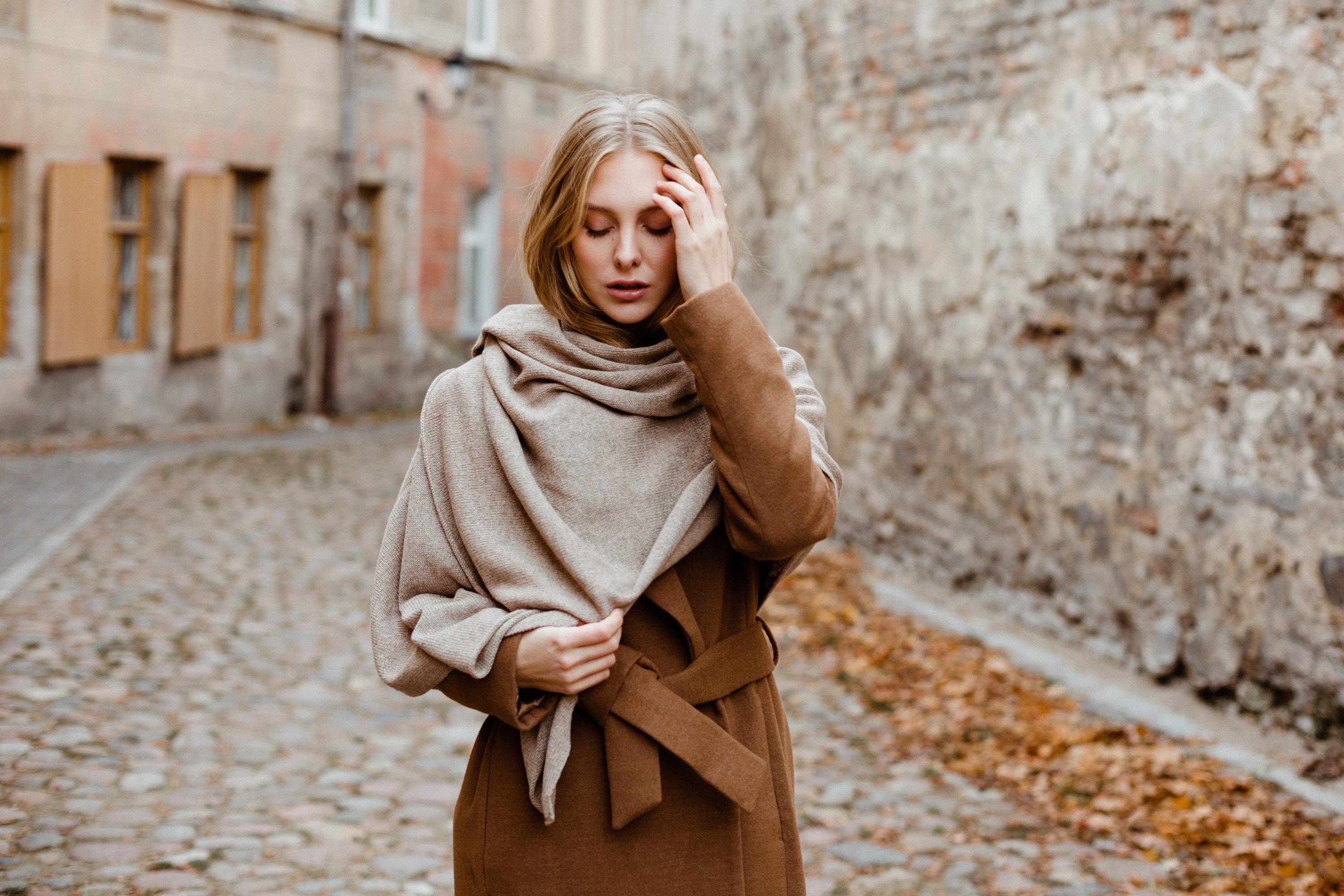 Beige Cashmere Scarf Women. 100 Percent Pure Long Cashmere - Etsy