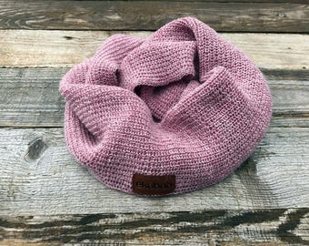 READY TO SHIP. Adult alpaca infinity scarf.