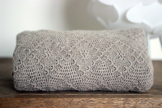 アルパカ ブランケット、ニット ウール ベビー ラップ、ニット