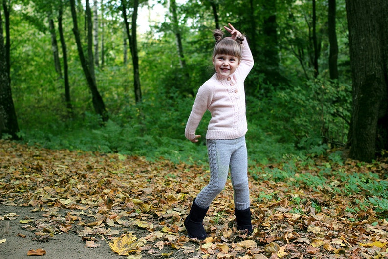 Cable leggings for kids. READY TO SHIP