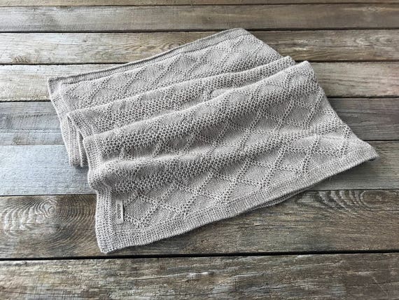 Pour fille et gar/çon Douce et chaude Petite couverture en alpaga tricot/ée pour b/éb/é