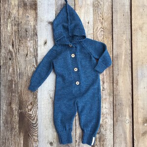 Wool Romper for Baby Infant Toddler Alpaca Knit Light Beige - Etsy