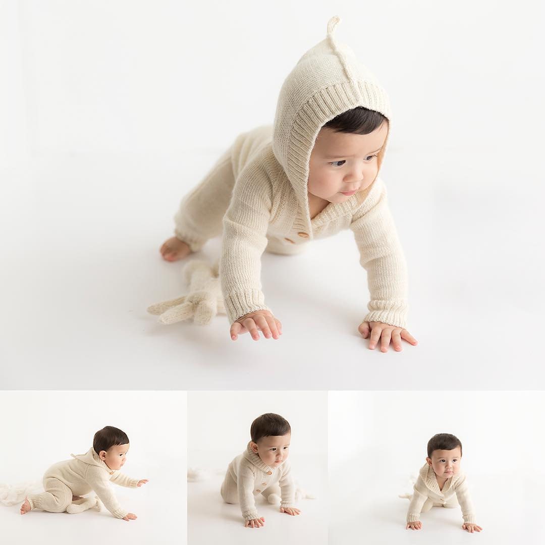 Cotone Organico Lace Romper Baby romper lavorato a mano Abbigliamento Abbigliamento unisex bimbi Abbigliamento bebè unisex Body 0-24 mesi Baby Alpaca 