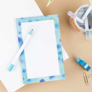Bloc de notas oceánico, Bloc de notas grande, Lista de compras, Lista de tareas pendientes, Papelería de cartas, Escritura de cartas, Regalo para mamá, Regalo de maestro, Regalo para ella