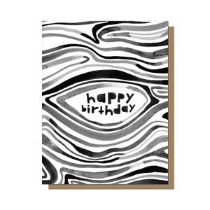 Feliz cumpleaños árbol anillos tarjeta de felicitación, tarjeta de cumpleaños para él, tarjeta de cumpleaños novio, tarjeta de cumpleaños para el marido, tarjeta de cumpleaños para papá