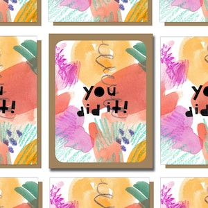 Usted lo hizo paquete de tarjetas de felicitación, tarjetas de graduación a granel, conjunto de tarjetas de felicitación, paquete de tarjetas de felicitación, paquete de tarjetas de graduación, conjunto de tarjetas de felicitación