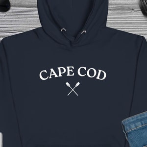 Sudadera con capucha Cape Cod, Costa, Surf, Massachusetts, Ajuste unisex