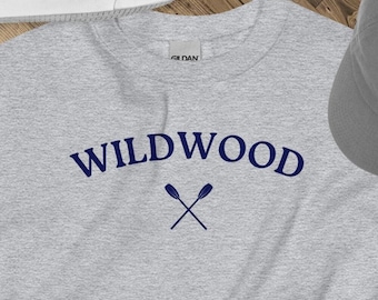 Wildwood Gray Sweatshirt, Beach, Ocean, Surf, NJ, Unisex fit