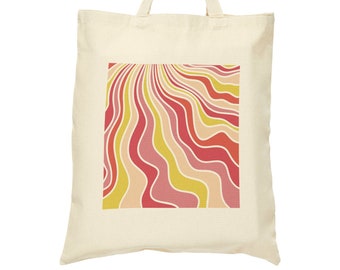 Funky Tote, Colors, Cotton Canvas, Tote Bag, Double-sided design