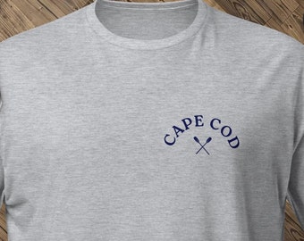Cape Cod Gray T-Shirt, Beach, Surf, Unisex fit