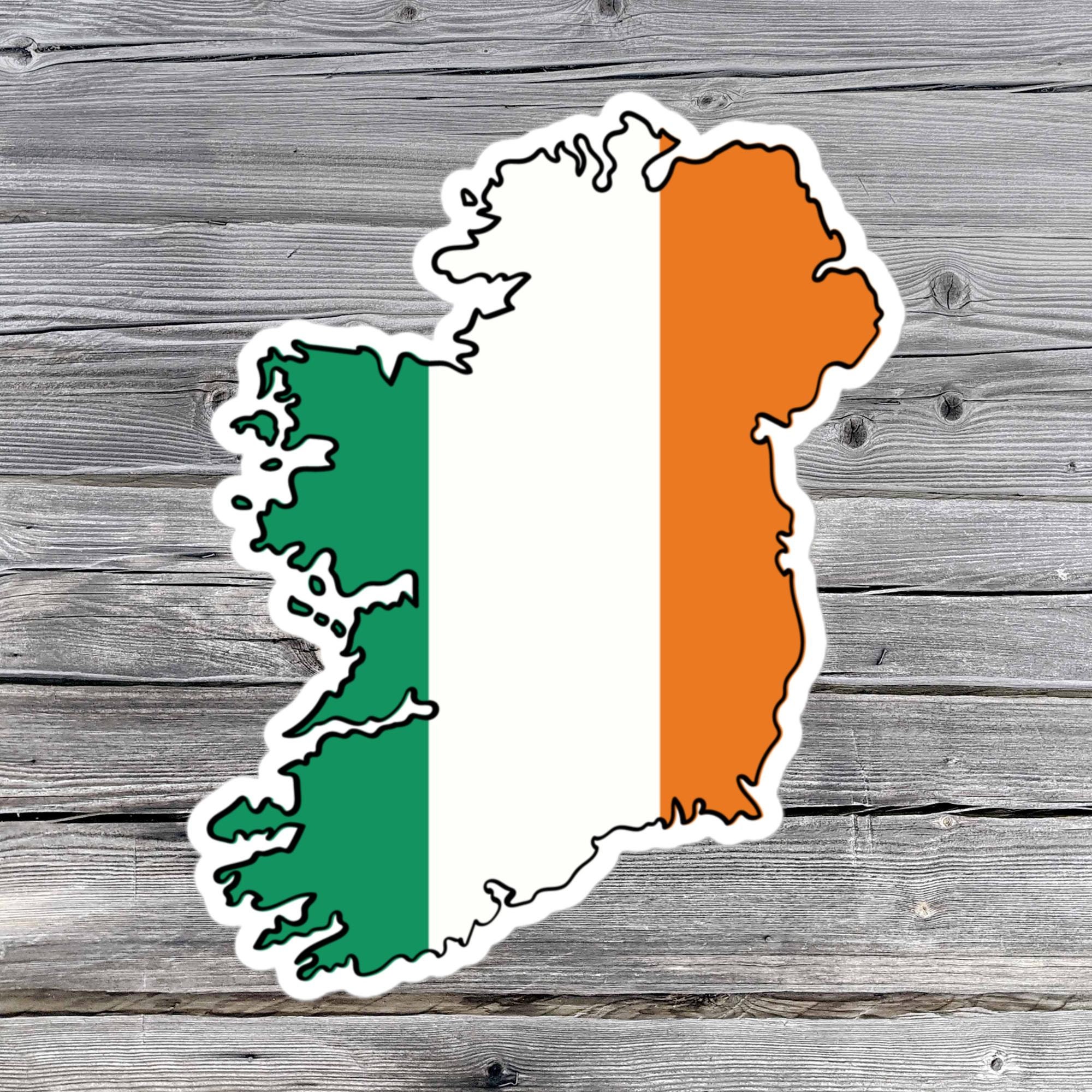 thumbnail image 2 of Ireland Flag Vinyl Decal / Sticker – 5 Sizes, Made In USA 2 of 5