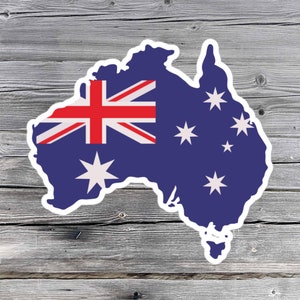 Australia sticker, Australian flag