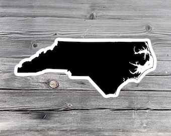 Aufkleber des US Bundesstaates North Carolina