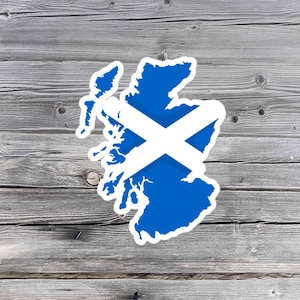 Scotland sticker, Scottish flag, Scots
