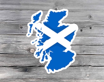 Pegatina de Escocia, bandera escocesa, escoceses
