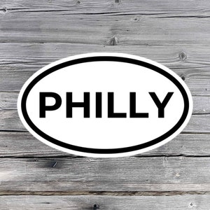 Philly sticker, Philadelphia, City of Brotherly Love