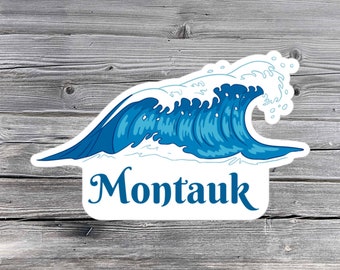 Montauk sticker, Surf, Beach, NY