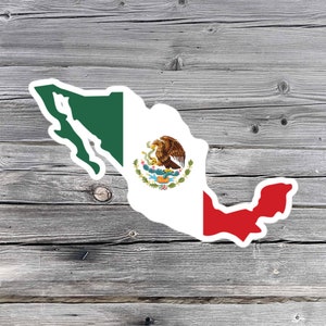 Mexico sticker, Mexican flag