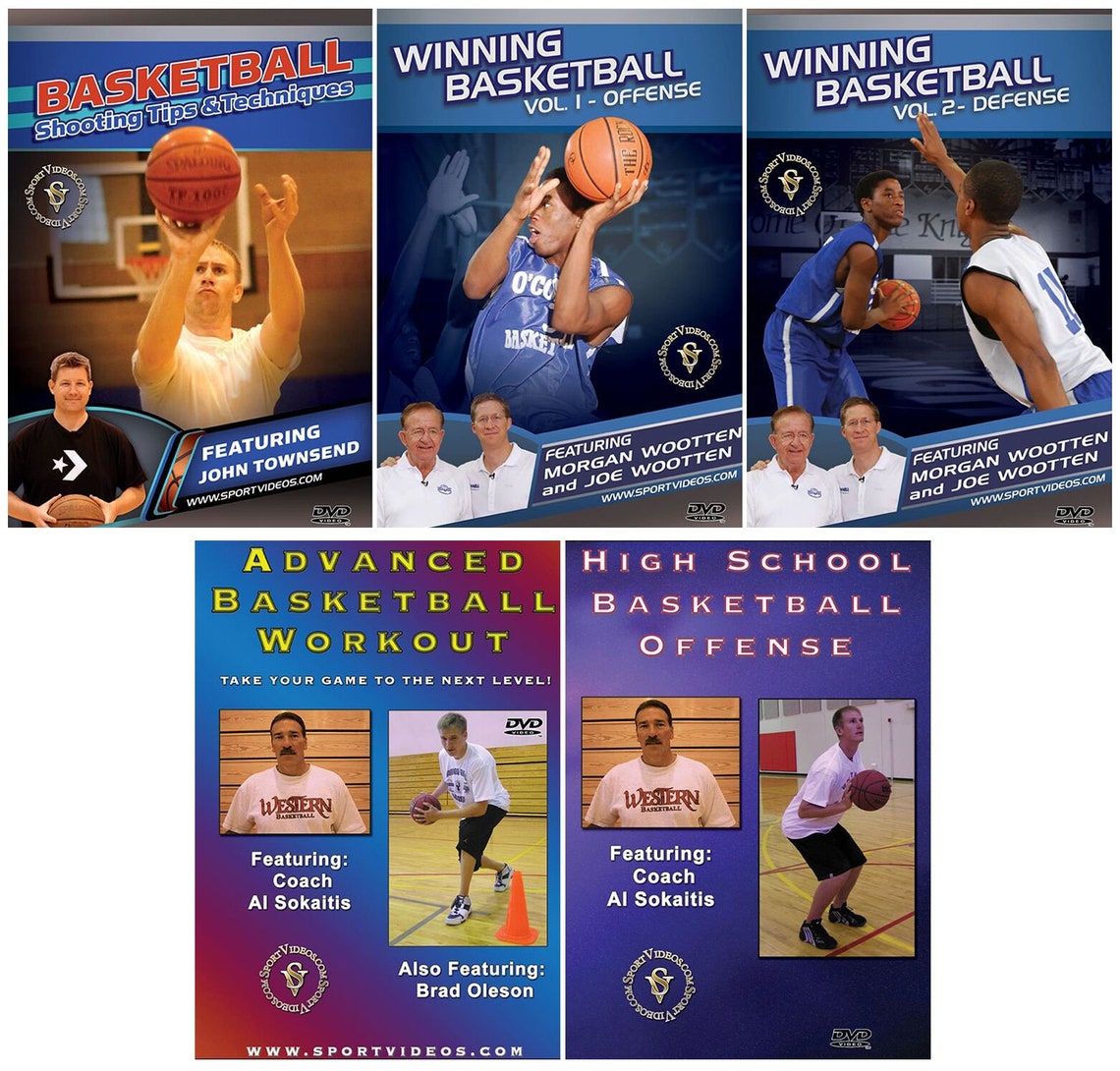 Basketball 5 DVD Set for Coaches or Players Etsy
