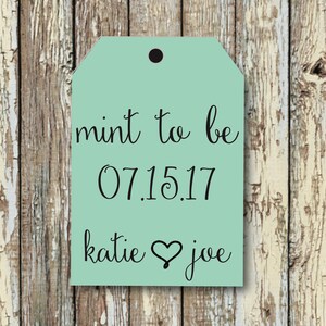 Fai da te alla menta su essere regalo tag, tag favore matrimonio, idea di favore di nozze, matrimonio rustico, stampabile favore tag, tag di favore di nozze, nozze di menta