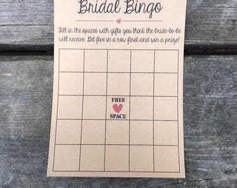 Druckbare Brautparty Bingo, Brautparty Spielkarten, Brautbingo, Brautparty Spiele, downloadbar anpassbar