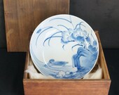 Antique Japan Domburi Imari ceramic plate bowl 1880s kiln art