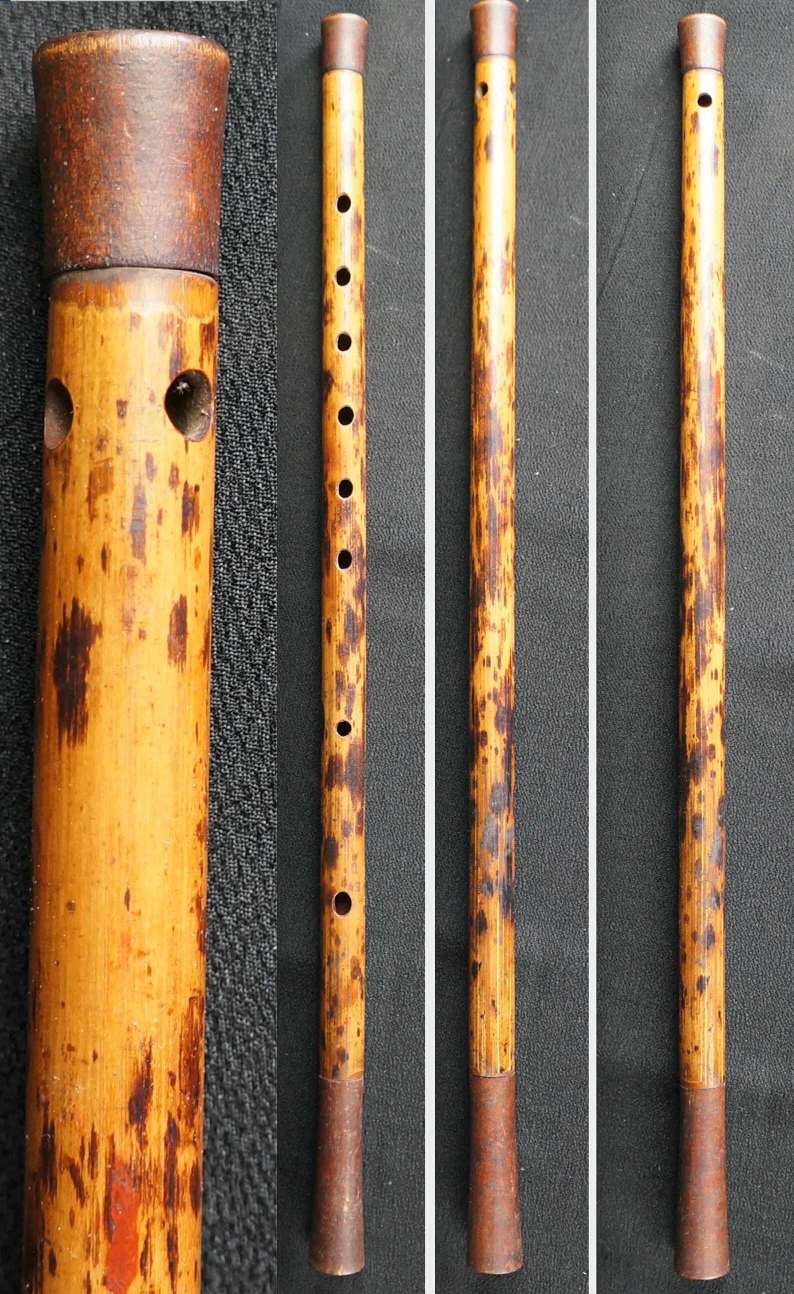 Antique Japan Fue Zen bamboo flute 1900s hand craft musical Etsy