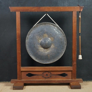 Buddhist Japan Dora Gong temple bronze bell 1950 hand craft