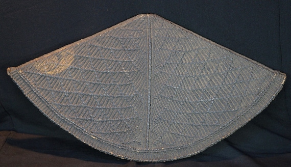 アンティーク 侍帽子 陣笠 日本の織物と漆塗りの繊維 1800 年代 江戸