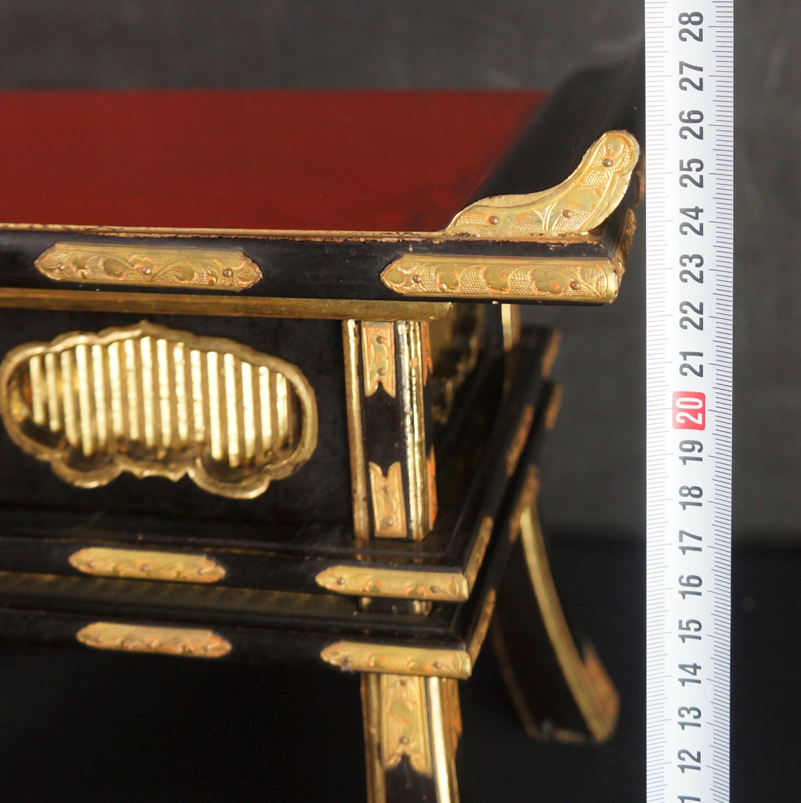 Japanese Buddhist Temple Altar Offering Table Stand 1900 Hand Made
