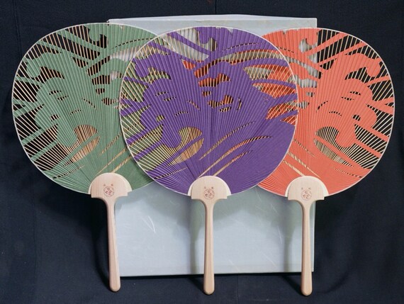 Japan summer fan Sensu paper and bamboo hand made